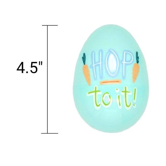 Spritz 3 Jumbo 4.5-inch Decorated Plastic Easter Eggs, Colorful Pastel C… - Picture 3 of 3